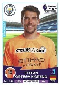 Sticker Stefan Ortega Moreno - English Premier League 2022-2023 n. 406 - Panini