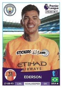 Sticker Ederson - English Premier League 2022-2023 n. 407 - Panini