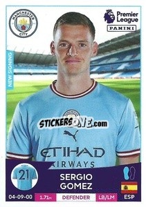 Figurina Sergio Gómez - English Premier League 2022-2023 - Panini