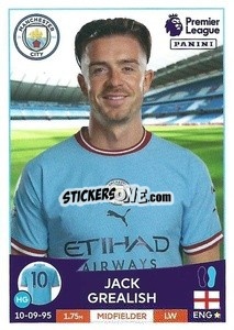 Sticker Jack Grealish - English Premier League 2022-2023 n. 419 - Panini