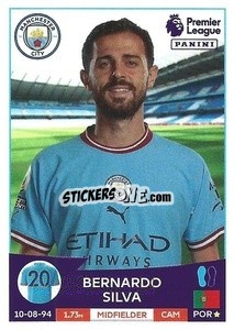 Sticker Bernardo Silva - English Premier League 2022-2023 n. 422 - Panini