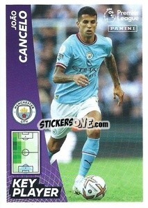 Figurina João Cancelo (Key Player) - English Premier League 2022-2023 - Panini