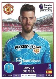 Sticker David De Gea - English Premier League 2022-2023 - Panini