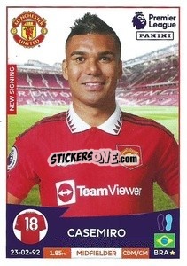Sticker Casemiro - English Premier League 2022-2023 n. 448 - Panini