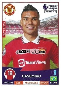 Figurina Casemiro - English Premier League 2022-2023 - Panini