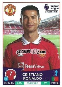 Sticker Cristiano Ronaldo - English Premier League 2022-2023 n. 450 - Panini
