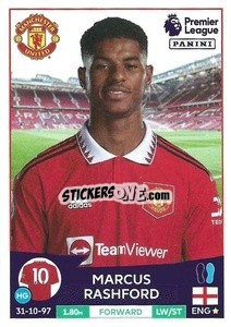 Sticker Marcus Rashford - English Premier League 2022-2023 n. 452 - Panini