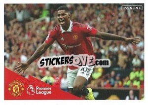 Sticker Marcus Rashford (Celebration) - English Premier League 2022-2023 n. 458 - Panini