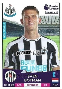 Sticker Sven Botman - English Premier League 2022-2023 n. 467 - Panini