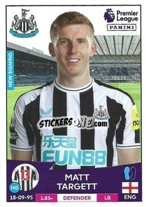 Figurina Matt Targett - English Premier League 2022-2023 n. 471 - Panini
