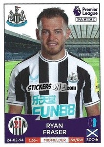 Sticker Ryan Fraser - English Premier League 2022-2023 n. 475 - Panini