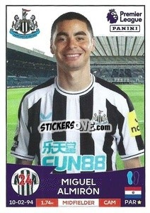 Sticker Miguel Almirón - English Premier League 2022-2023 - Panini
