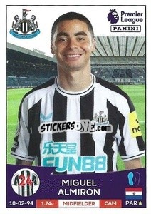 Figurina Miguel Almirón - English Premier League 2022-2023 - Panini