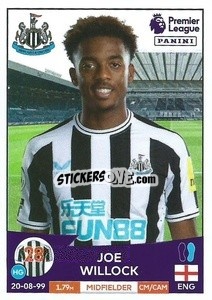 Sticker Joe Willock - English Premier League 2022-2023 n. 478 - Panini