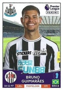 Sticker Bruno Guimarães - English Premier League 2022-2023 - Panini
