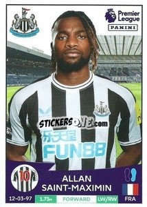 Sticker Allan Saint-Maximin - English Premier League 2022-2023 n. 482 - Panini