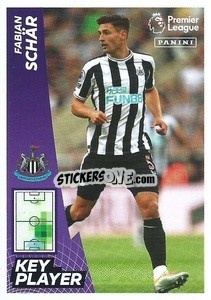 Sticker Fabian Schär (Key Player) - English Premier League 2022-2023 - Panini