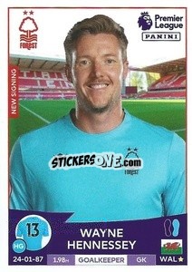 Sticker Wayne Hennessey - English Premier League 2022-2023 n. 494 - Panini
