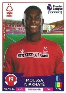 Cromo Moussa Niakhaté - English Premier League 2022-2023 - Panini