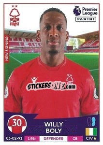 Sticker Willy Boly - English Premier League 2022-2023 - Panini