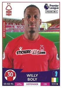Sticker Willy Boly - English Premier League 2022-2023 n. 502 - Panini