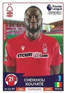 Cromo Cheikhou Kouyaté - English Premier League 2022-2023 - Panini