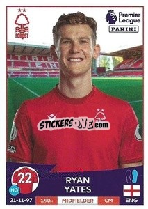 Figurina Ryan Yates - English Premier League 2022-2023 - Panini