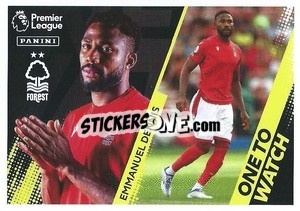 Sticker Emmanuel Dennis (One to Watch) - English Premier League 2022-2023 - Panini
