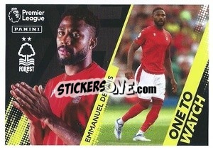 Sticker Emmanuel Dennis (One to Watch) - English Premier League 2022-2023 n. 514 - Panini