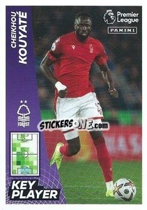 Sticker Cheikhou Kouyaté (Key Player) - English Premier League 2022-2023 - Panini