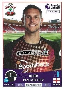 Figurina Alex McCarthy - English Premier League 2022-2023 - Panini