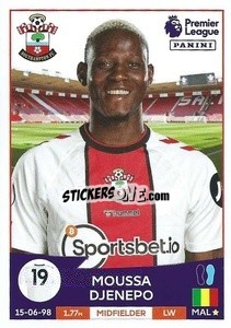 Sticker Moussa Djenepo - English Premier League 2022-2023 - Panini