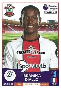 Sticker Ibrahima Diallo - English Premier League 2022-2023 - Panini