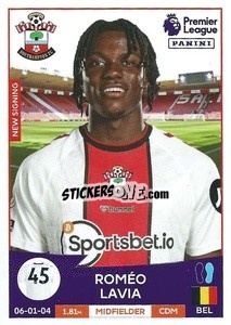 Sticker Roméo Lavia - English Premier League 2022-2023 - Panini