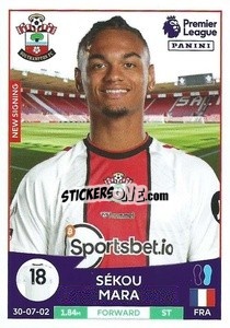 Cromo Sékou Mara - English Premier League 2022-2023 - Panini