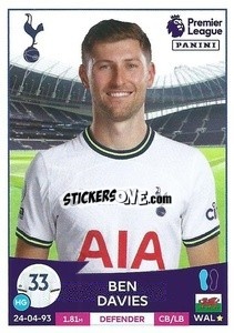 Sticker Ben Davies - English Premier League 2022-2023 - Panini