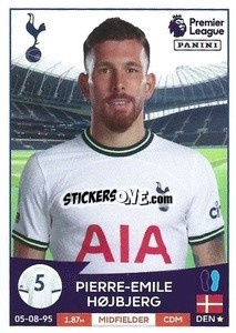 Sticker Pierre-Emile Højbjerg - English Premier League 2022-2023 - Panini