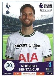 Sticker Rodrigo Bentancur - English Premier League 2022-2023 - Panini