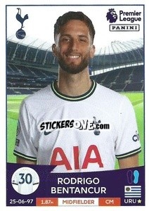 Sticker Rodrigo Bentancur - English Premier League 2022-2023 n. 567 - Panini