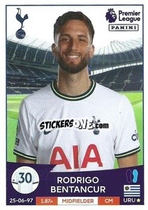 Figurina Rodrigo Bentancur - English Premier League 2022-2023 - Panini