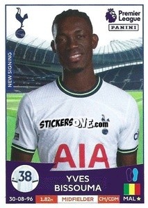 Sticker Yves Bissouma - English Premier League 2022-2023 - Panini