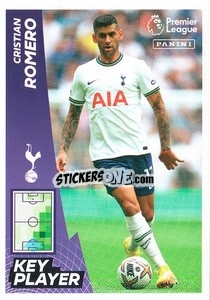 Sticker Cristian Romero (Key Player) - English Premier League 2022-2023 - Panini