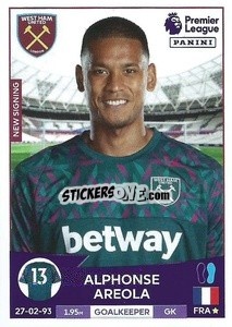 Sticker Alphonse Areola - English Premier League 2022-2023 - Panini