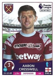 Sticker Aaron Cresswell - English Premier League 2022-2023 n. 583 - Panini