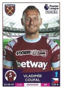 Sticker Vladimír Coufal - English Premier League 2022-2023 n. 585 - Panini