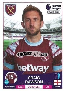 Sticker Craig Dawson - English Premier League 2022-2023 n. 587 - Panini