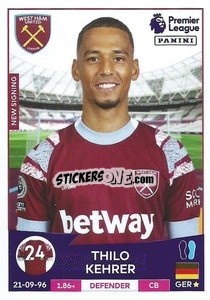 Sticker Thilo Kehrer - English Premier League 2022-2023 n. 589 - Panini