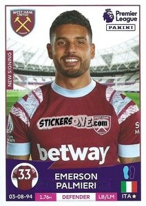 Cromo Emerson Palmieri - English Premier League 2022-2023 - Panini