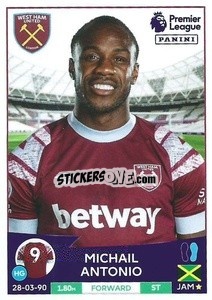 Sticker Michail Antonio - English Premier League 2022-2023 n. 598 - Panini