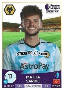 Sticker Matija Šarkić - English Premier League 2022-2023 n. 610 - Panini